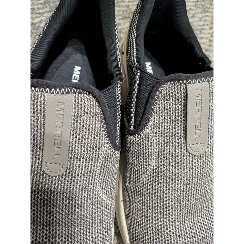 Merrell Jungle Moc Explorer Gray Black Knit Slip On Walking Shoes J005594 Mens 8